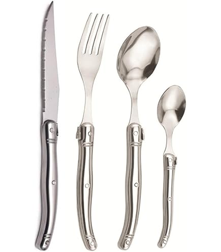 Amazon | ラギオールカトラリー3点セット(ナイフ+フォーク+スプーン